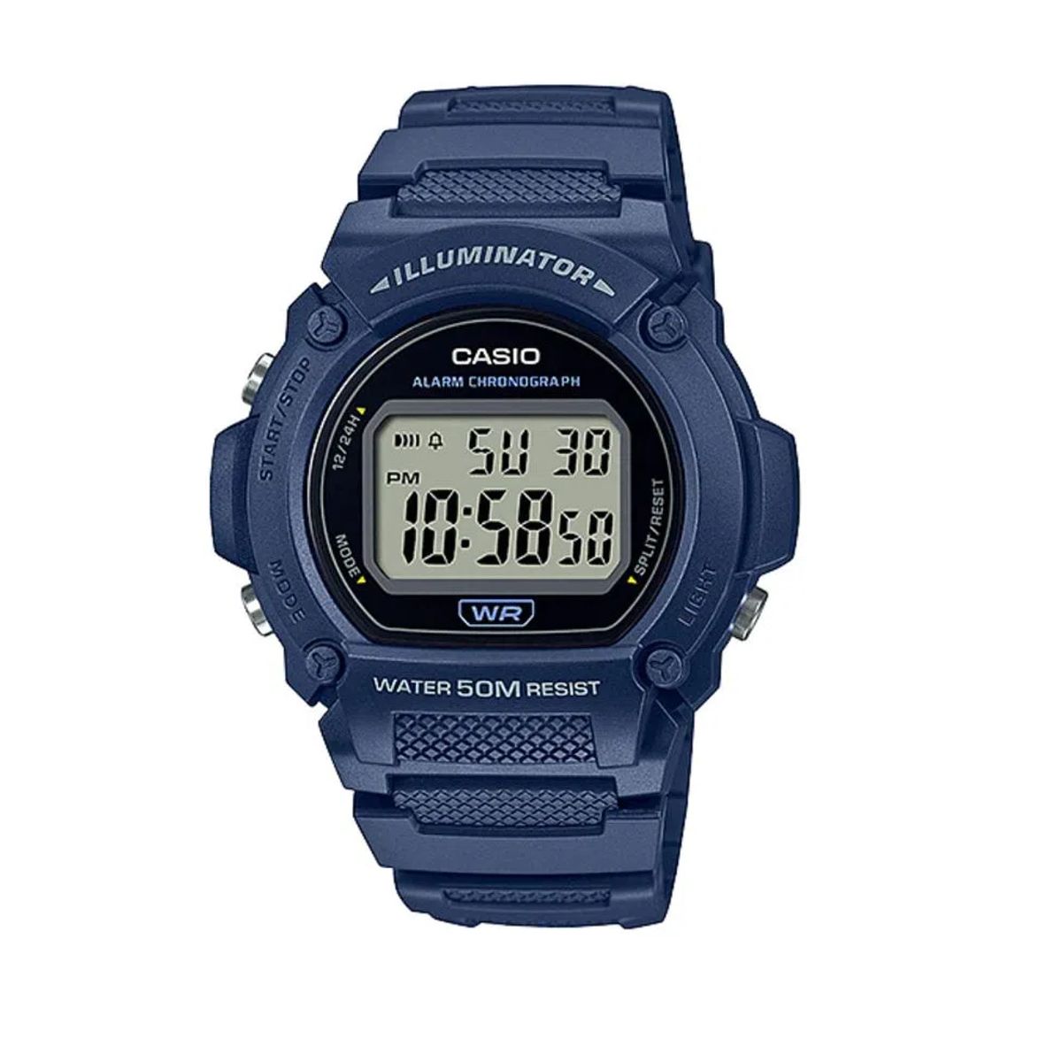 CASIO - Reloj Casio W-219H-2A Diseño Deportivo