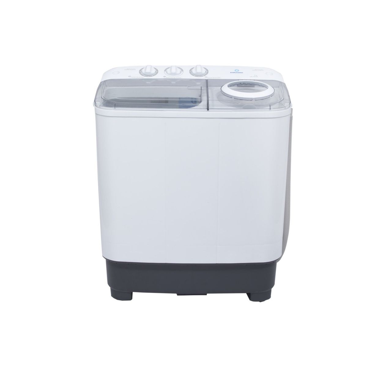INDURAMA - Lavadora Indurama LRI-7BLSA 7Kg15Lb Blanca Semiautomatica