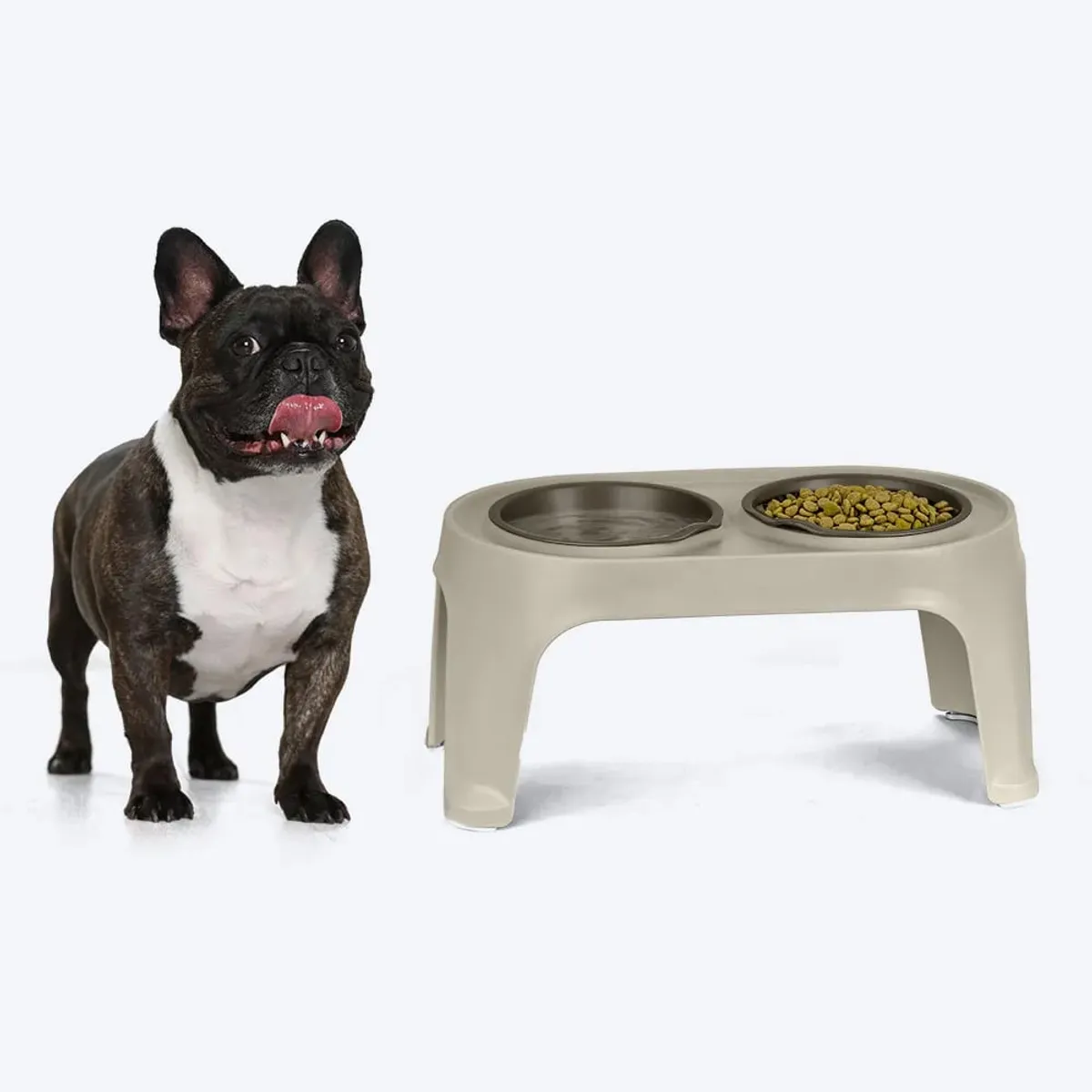 RIMAX - Comedero Para Perro 2 Tina Mocca