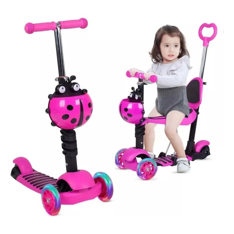 GENERICO - Patineta Scooter Convertible 5 En 1 Para Niños
