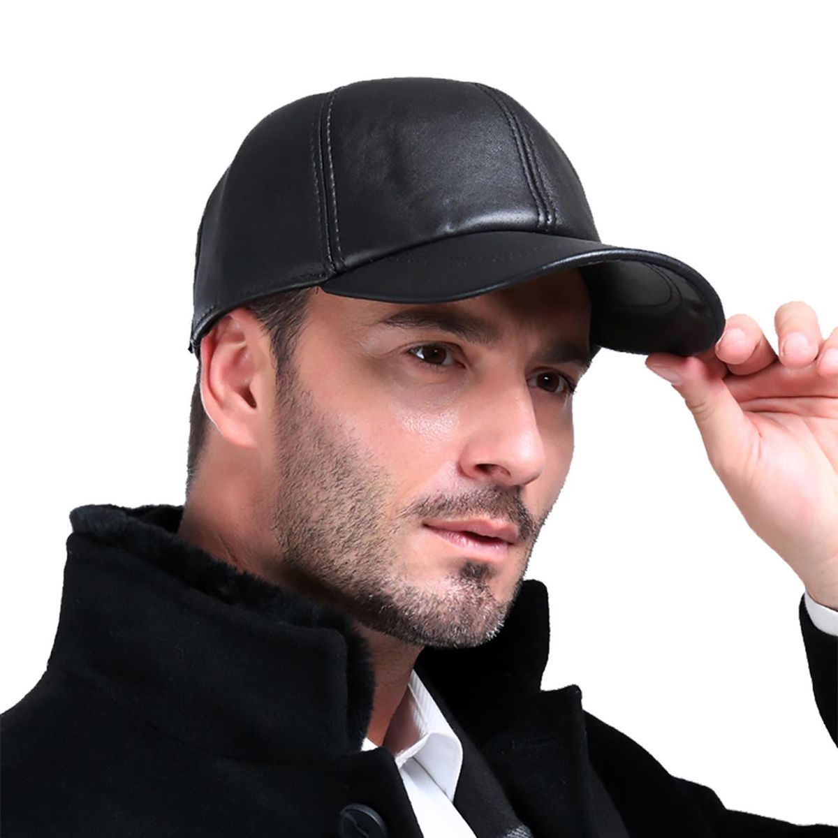 VELBROS - Gorra Cuero Original Golf Beisbol Cachucha Hombre Mujer - Verde oscuro