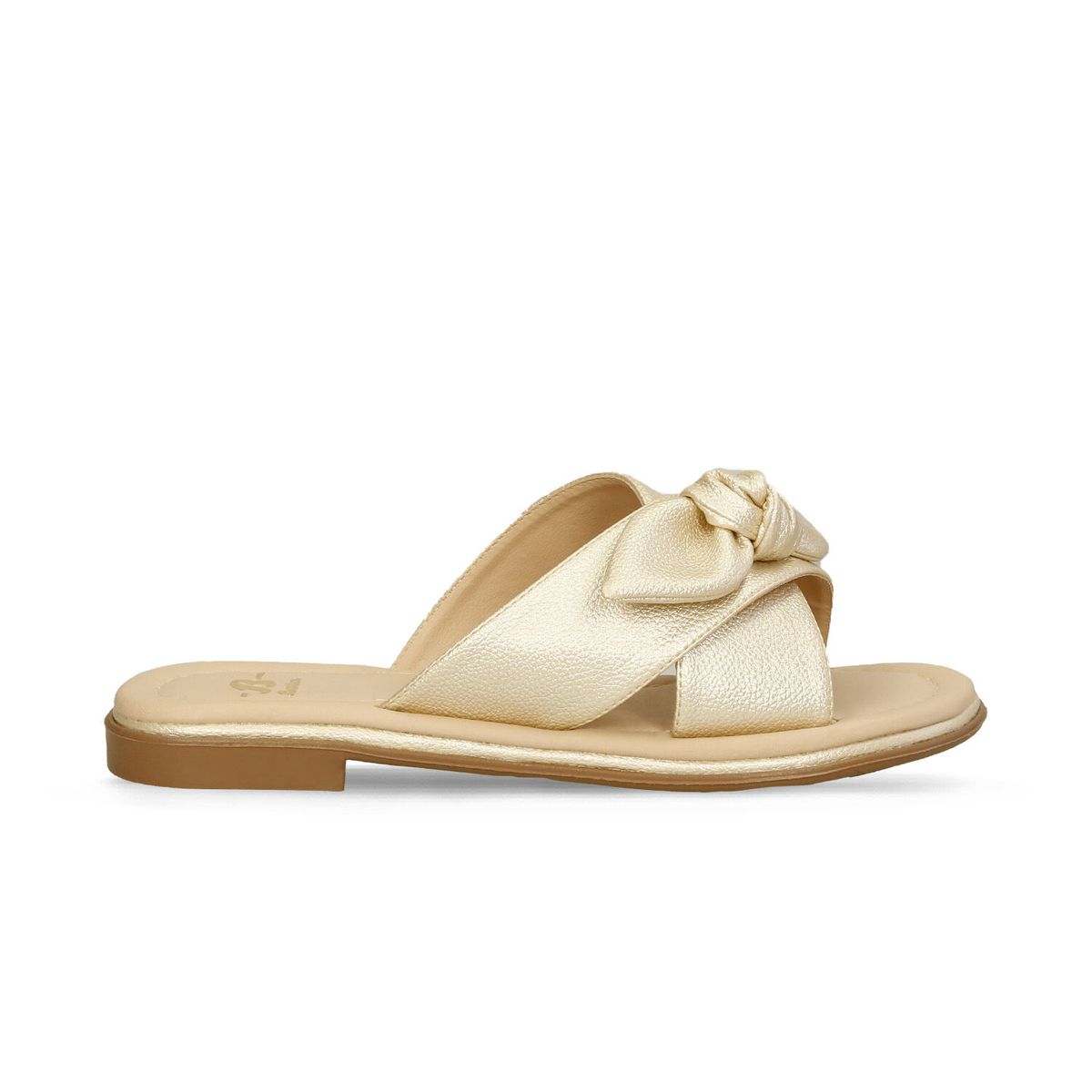 BATA - Sandalias Para Mujer Bata Champaña Iale