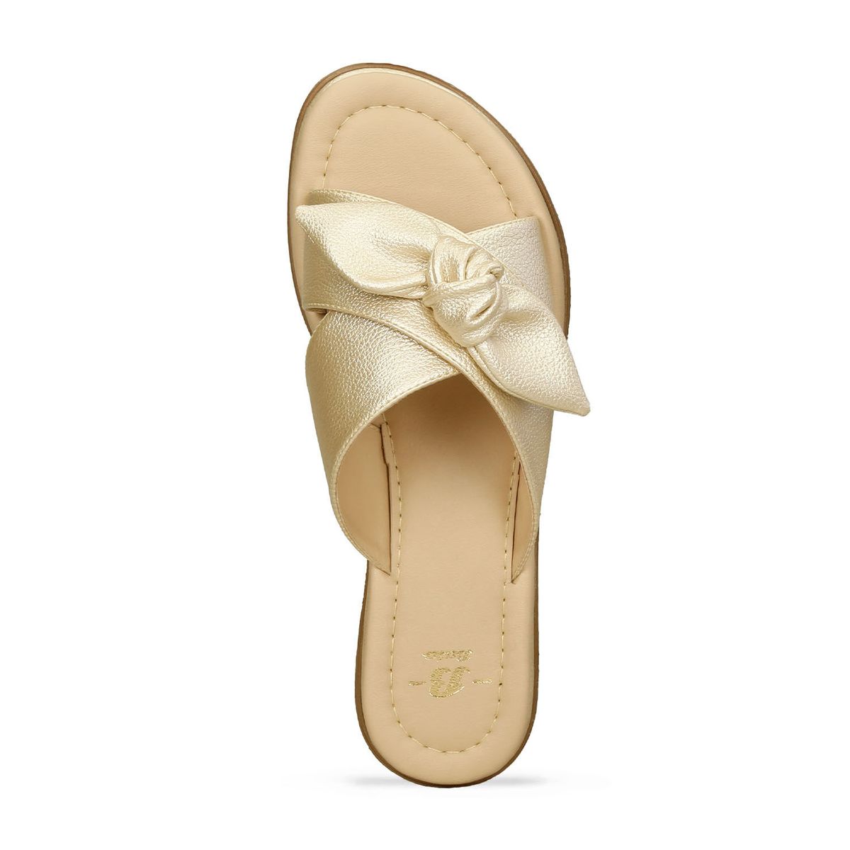 BATA - Sandalias Para Mujer Bata Champaña Iale