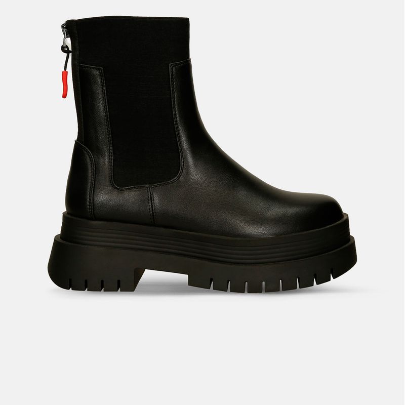 BATA - Botines Para Mujer Bata Negro Javi Snork