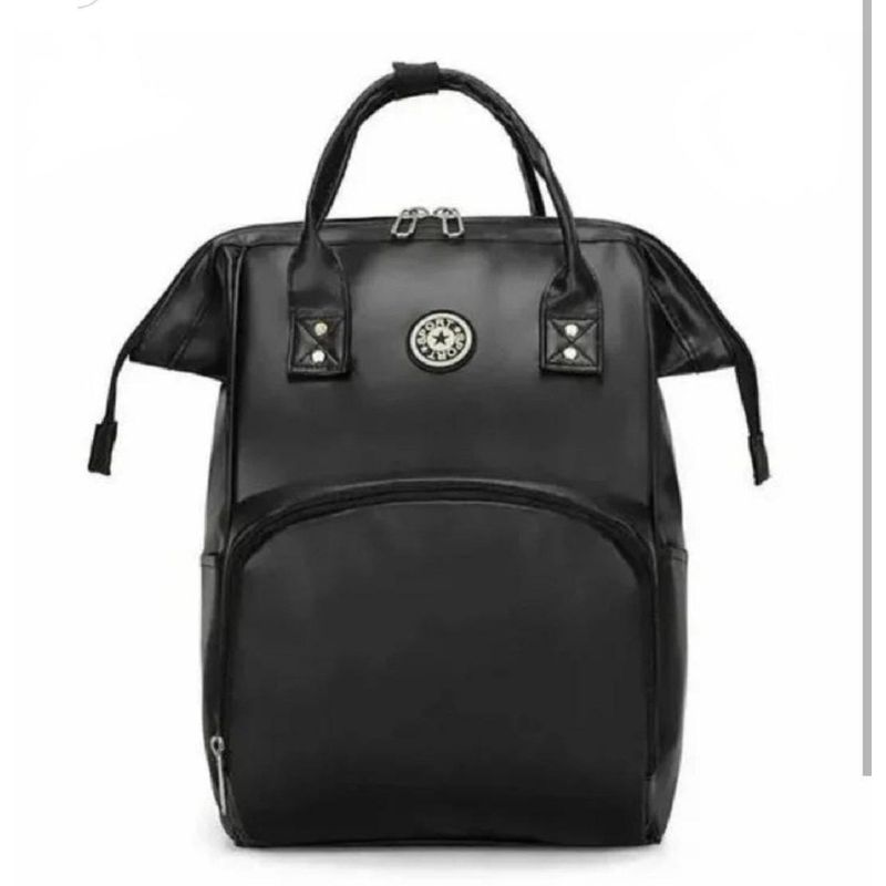 GENERICO - Pañalera Morral Tipo Cuero Bebes De Luxe Unisex