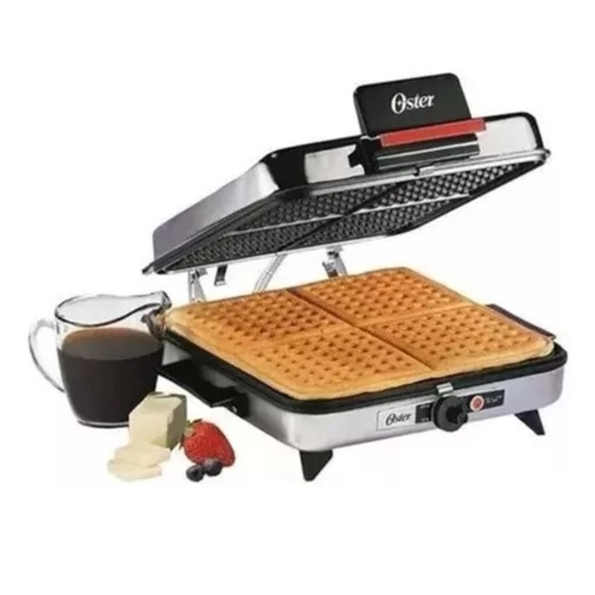 GENERICO - Plancha Waflera Sanduchera Eléctrica 3 En 1 Oster Original