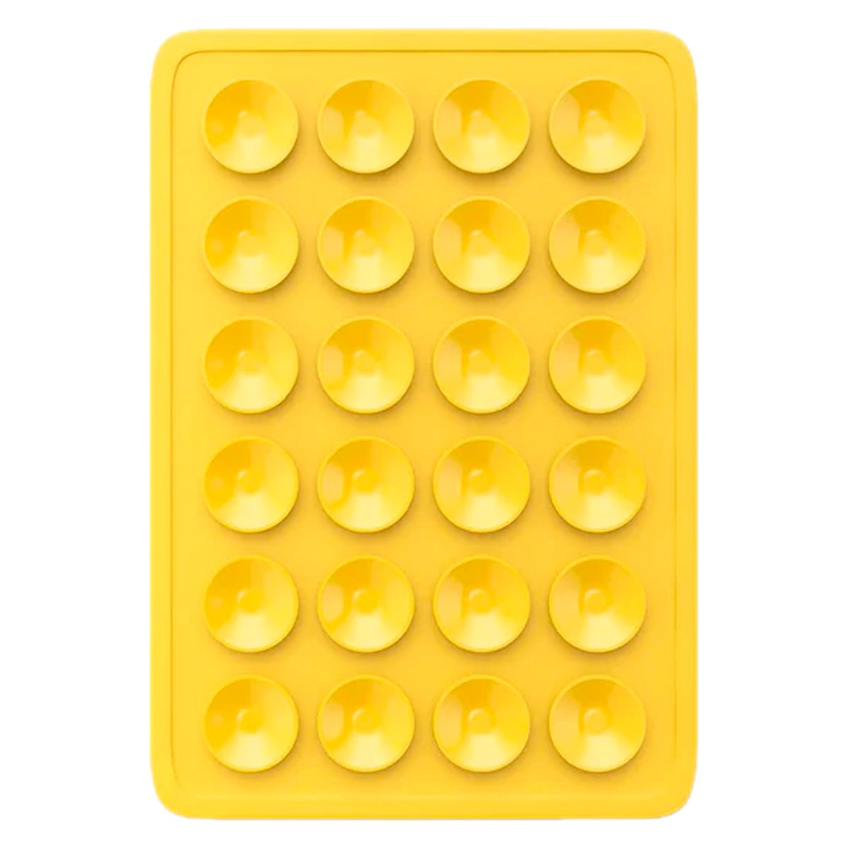 GENERICO - Soporte Tripode Celular Adhesivo Chupas Silicona Succión Amarillo