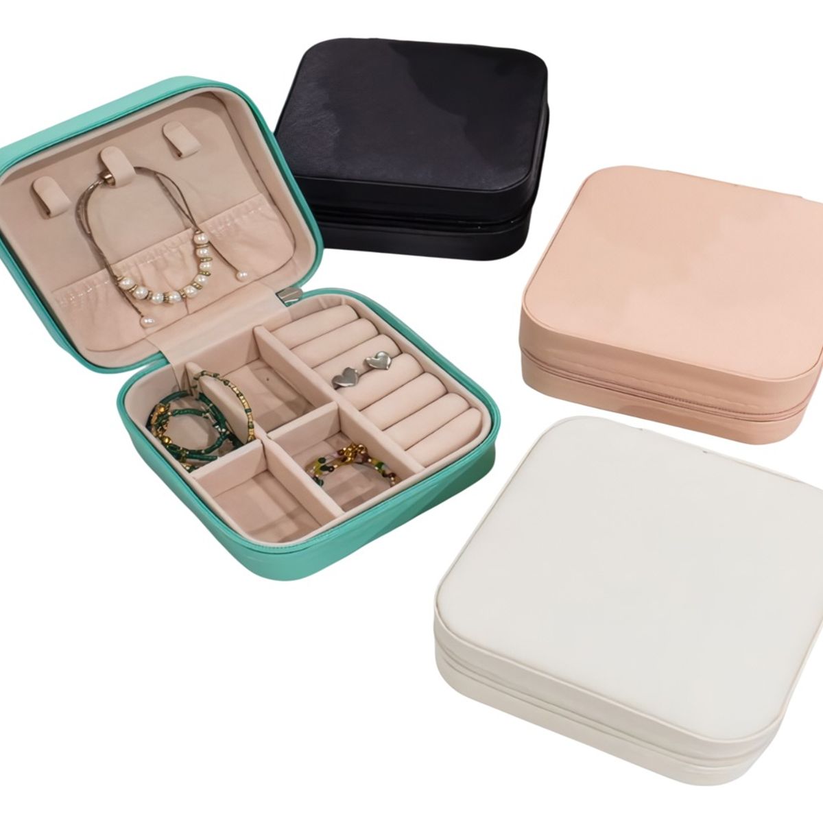 GENERICO - Joyero Mini Almacenador Viaje Organizador Estuche