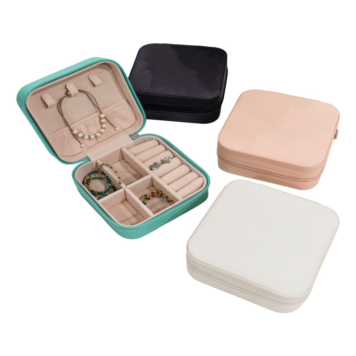 GENERICO - Joyero Mini Almacenador Viaje Organizador Estuche