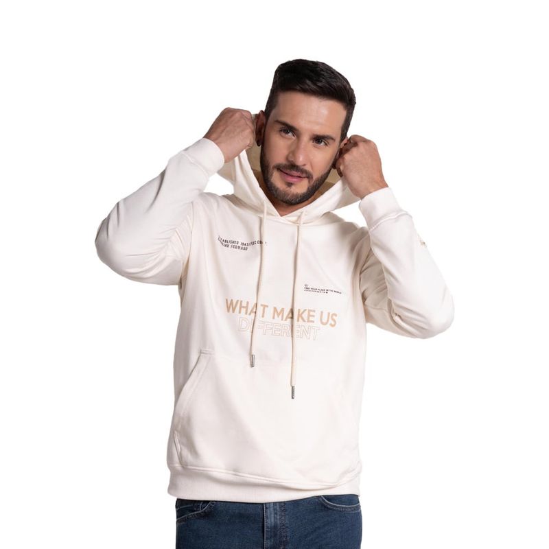 LEC LEE - Buzo para hombre color crudo