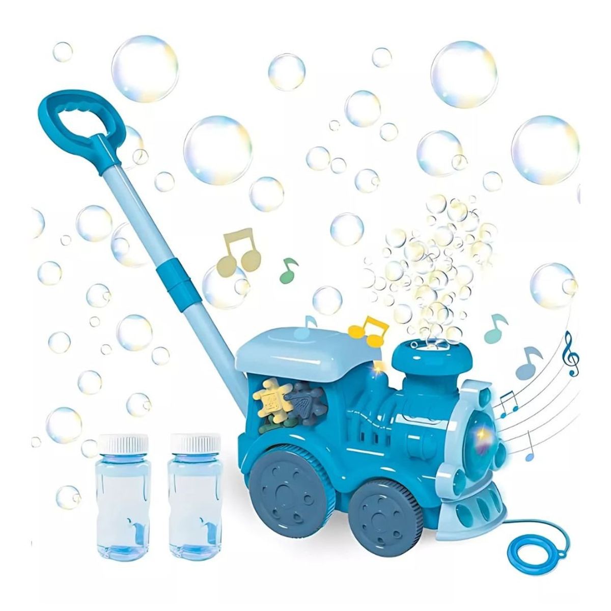 IMPORTADORA MAKA - Tren Automático Máquina De Burbujas  Luz Led Y Música