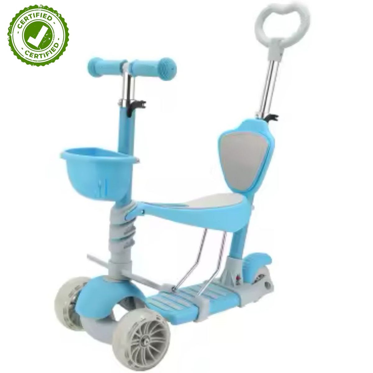 ONE PIXEL - Patineta Para Niños Triscooter 5 En 1 Azul One Pixel