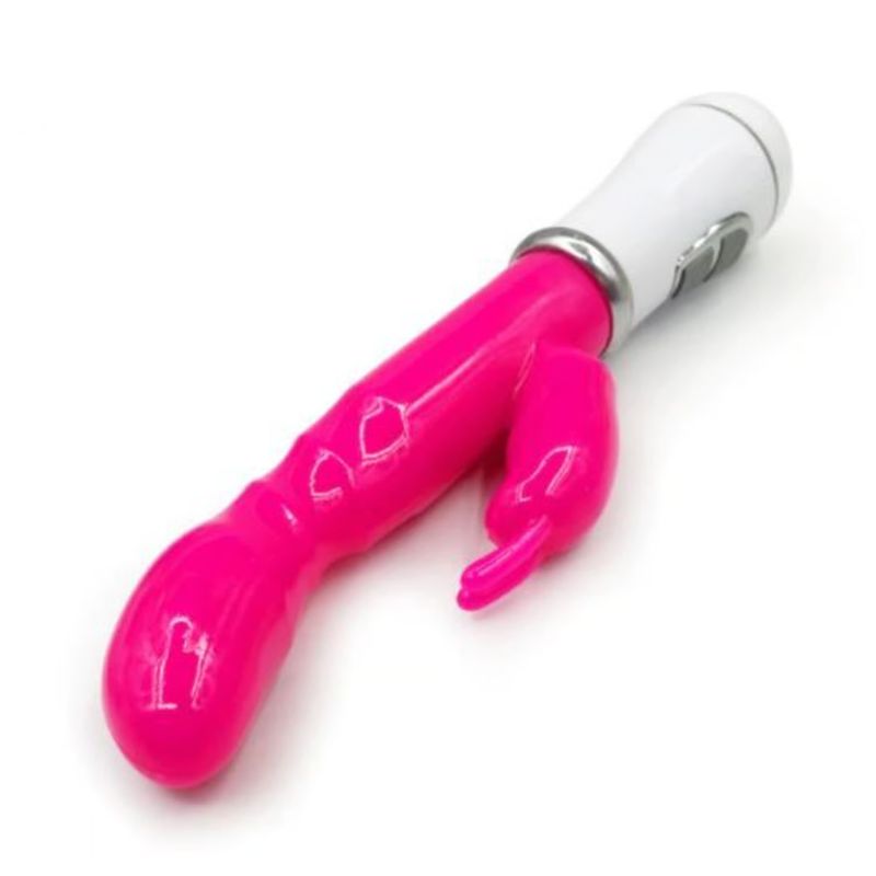 GENERICO - Vibrador conejo doble estimulación 12 Vel Recargable