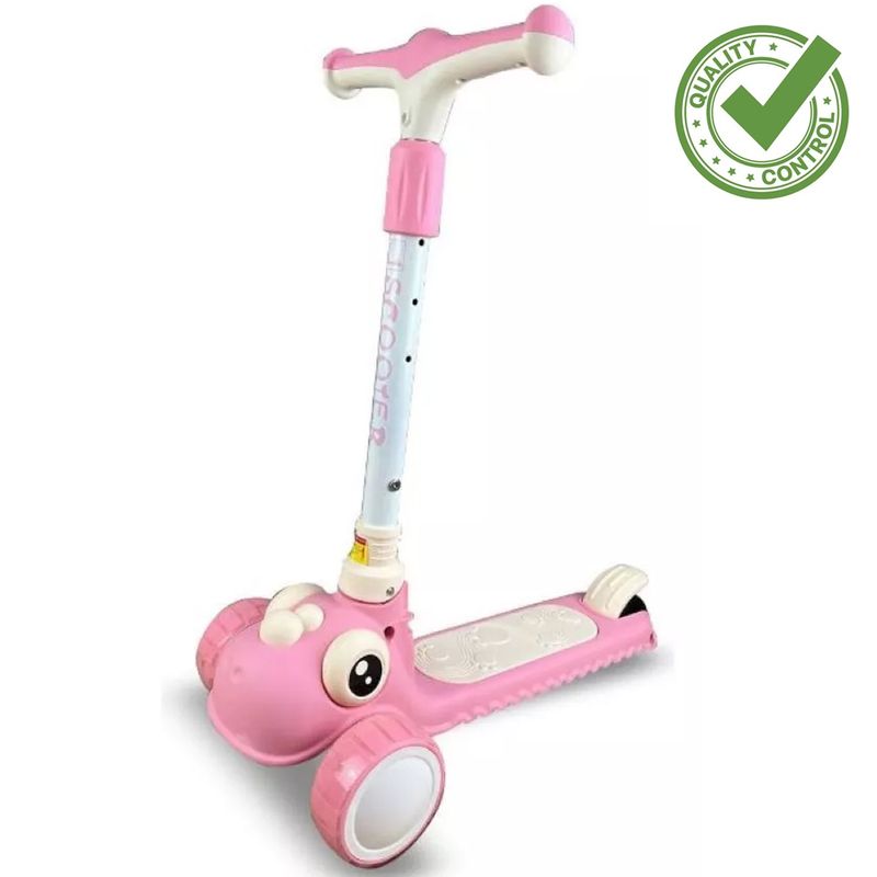 ONE PIXEL - Patineta Para Niños Triscooter Dinosaurio Rosado One Pixel