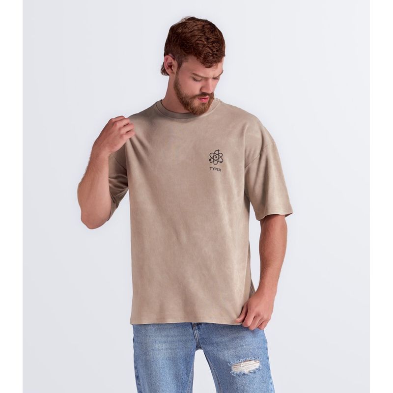 TYPER - Camiseta Para Hombre Oversize Typer