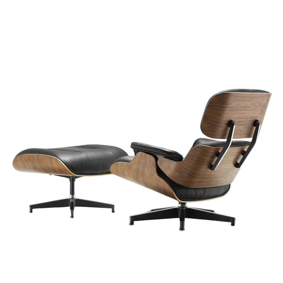 GENERICO - Sillón Reclinable Eames Con Reposapiés de Lujo