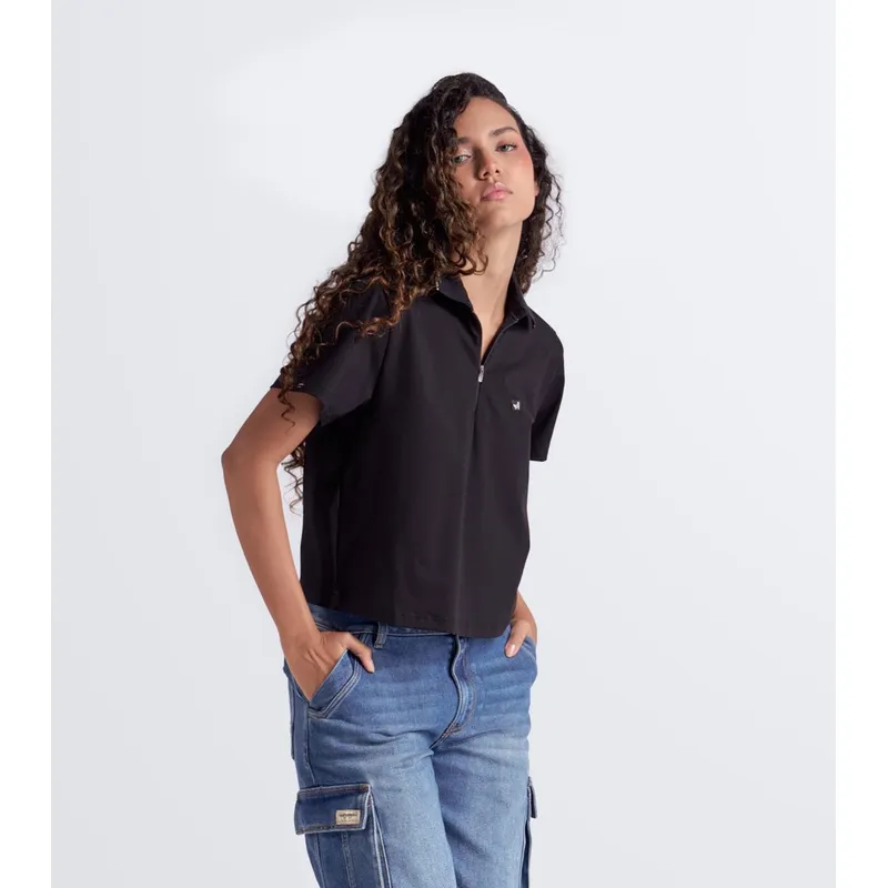UNSER - Polo Para Mujer Con Cremallera Unser