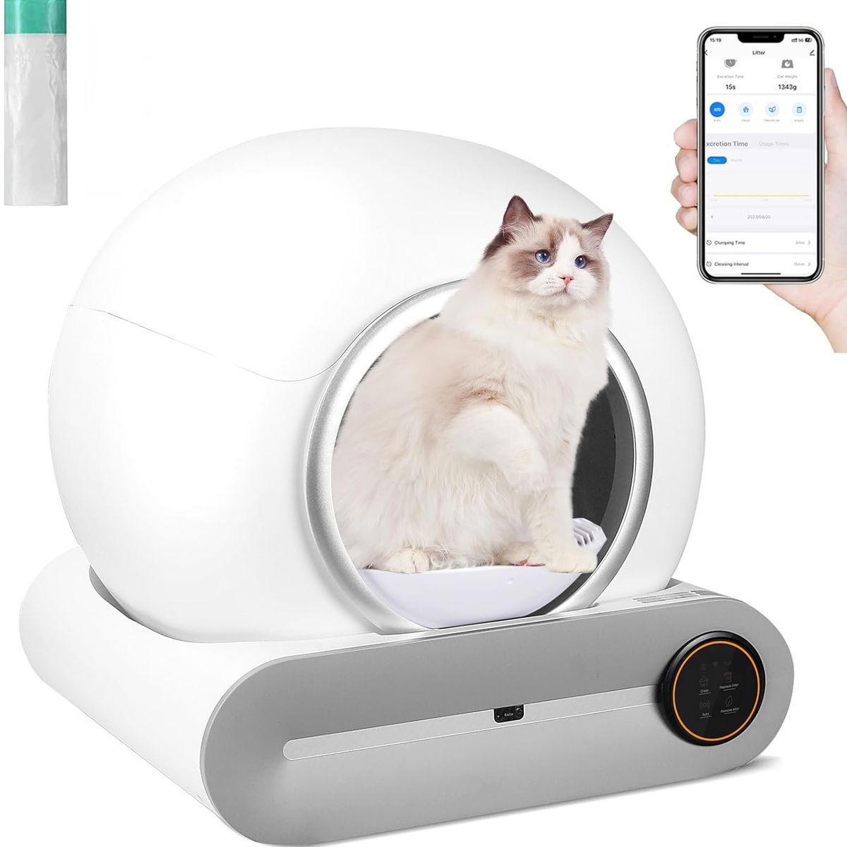 TY - Arenero Automático para Gatos con APP Y Conexión WiFi