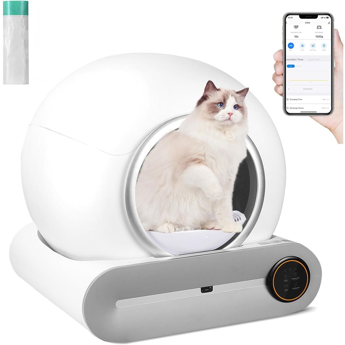 TY - Arenero Automático para Gatos con APP Y Conexión WiFi