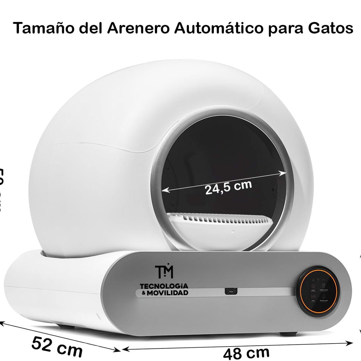 TY - Arenero Automático para Gatos con APP Y Conexión WiFi