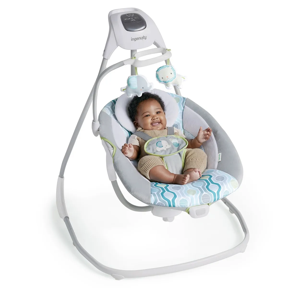 INGENUITY - Columpio Bebe Vibratorio Ingenuity Gris 11149