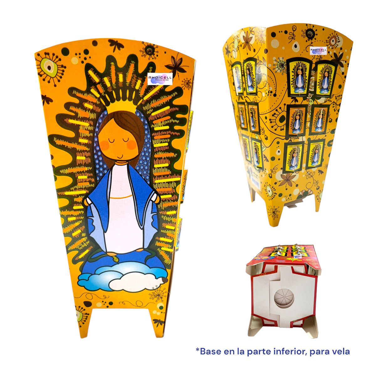 GENERICO - Faroles Navideños Día de las Velitas Set x 12 Unidades