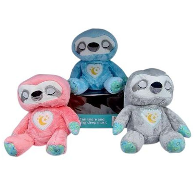 GENERICO - Peluche Perezoso Luminoso Que Respira Alivia Ansiedad Niños