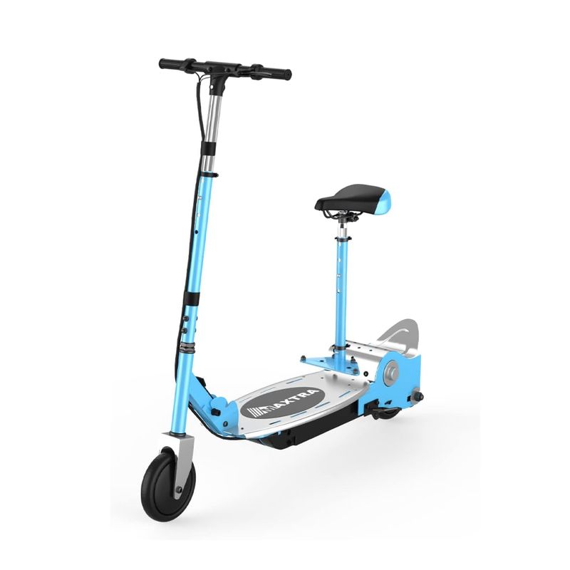 KIDSHOP - Patineta Electrica E-Scooter Metalizada Azul