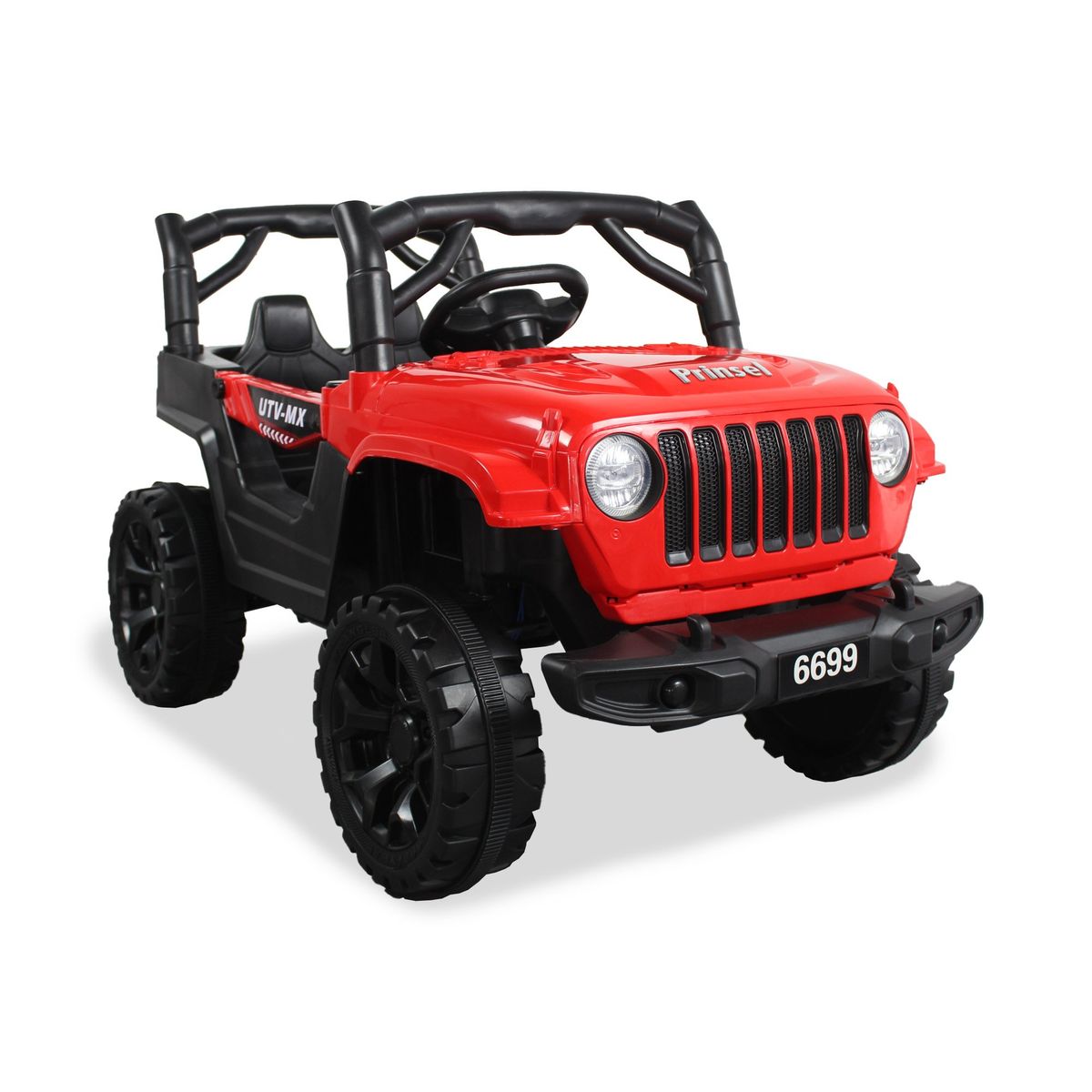 PRINSEL - Carro Electrico Niño Montable Cherokee Rojo 2V