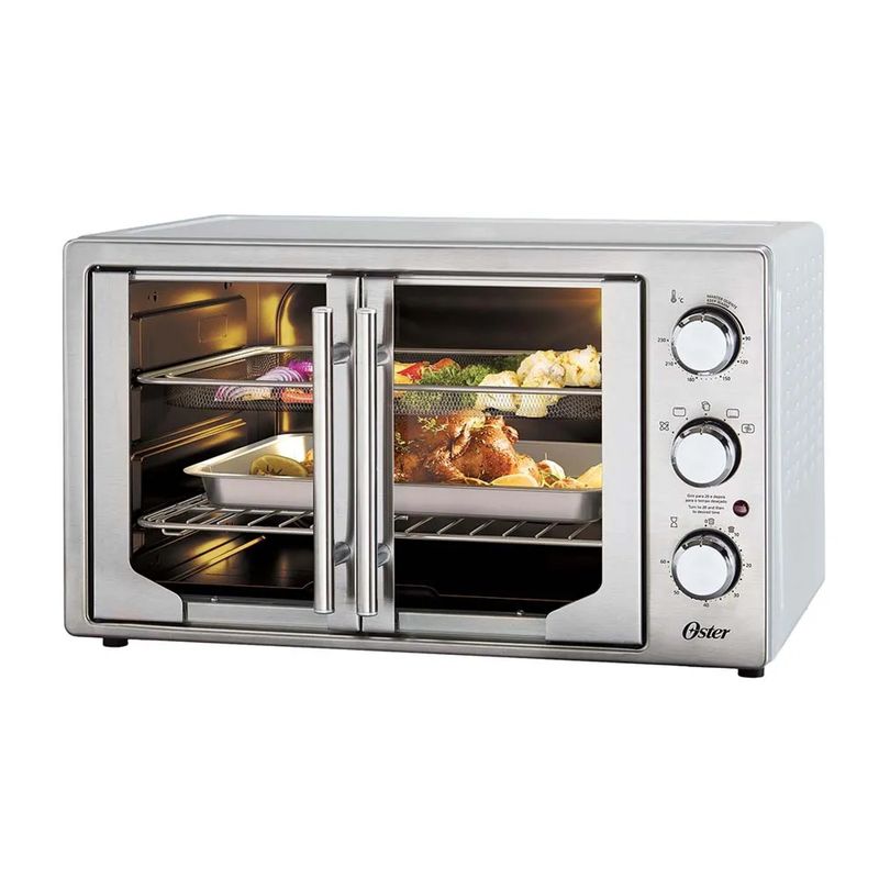 OSTER - Horno Digital Oster con Freidora de Aire 42L Antiaderente