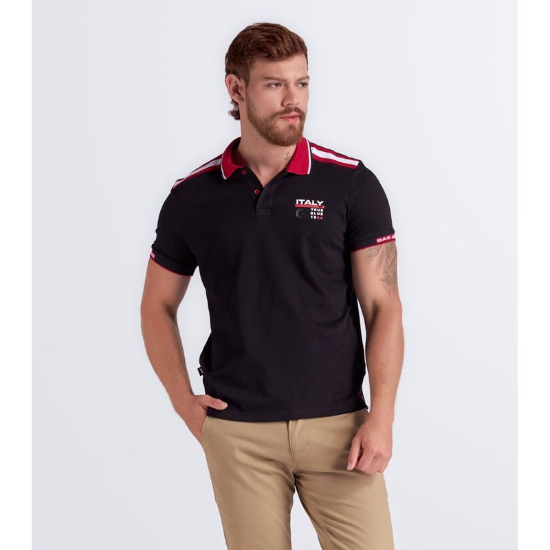 GAS EVOLUTION JEANS - Polo Para Hombre Slim Fit Gas