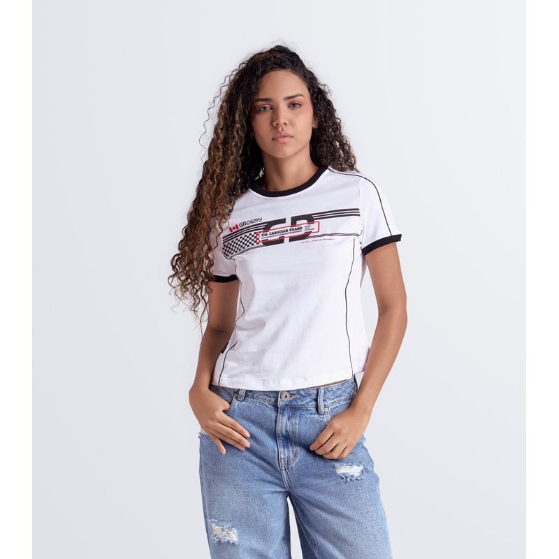 GROGGY - Camiseta Para Mujer Slim Groggy