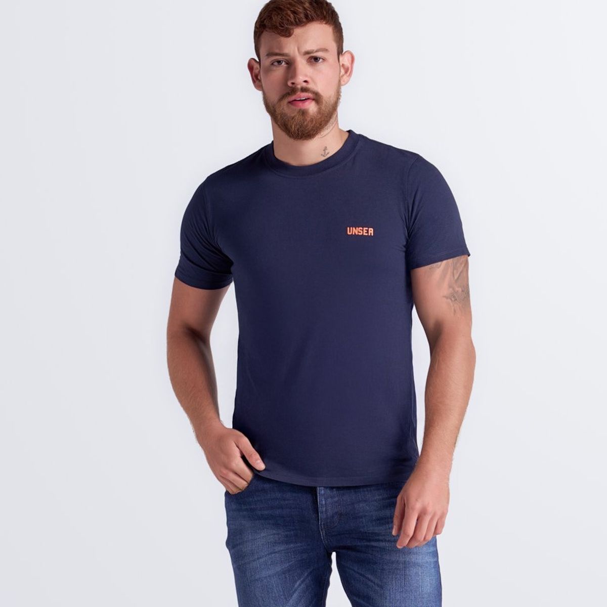 UNSER - Camiseta Para Hombre Slim Unser