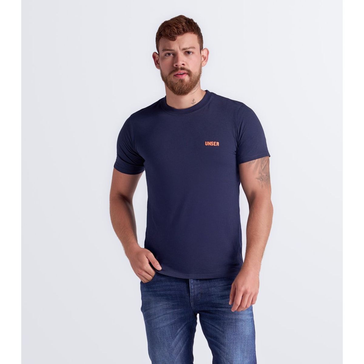 UNSER - Camiseta Para Hombre Slim Unser