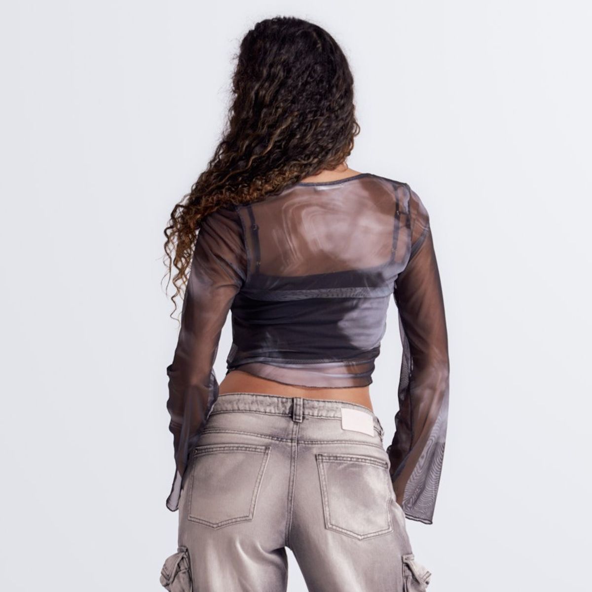 TYPER - Blusa Para Mujer En Mesh Typer