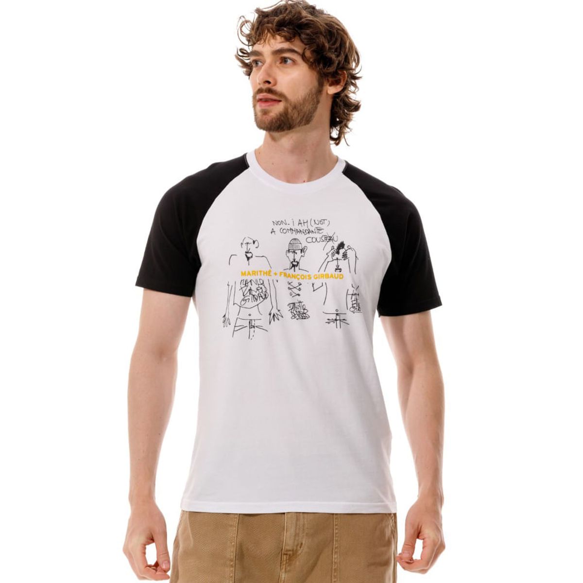 MARITHE FRANCOIS GIRBAUD - Camiseta Manga Corta Para Hombre Actif Girbaud