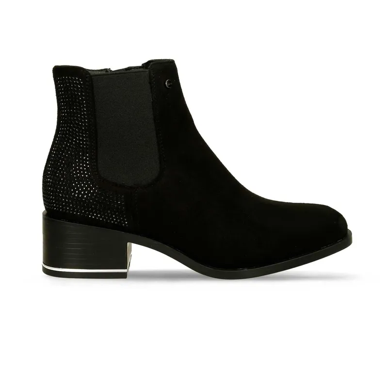 BATA - Botines Para Mujer Bata Negro Halena