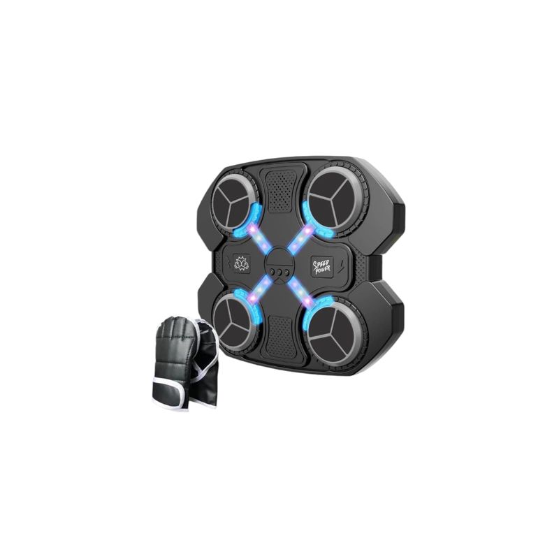 INFANTILES CAJUROMIX - Maquina De Boxeo Musical Bluetooth 4 Paneles