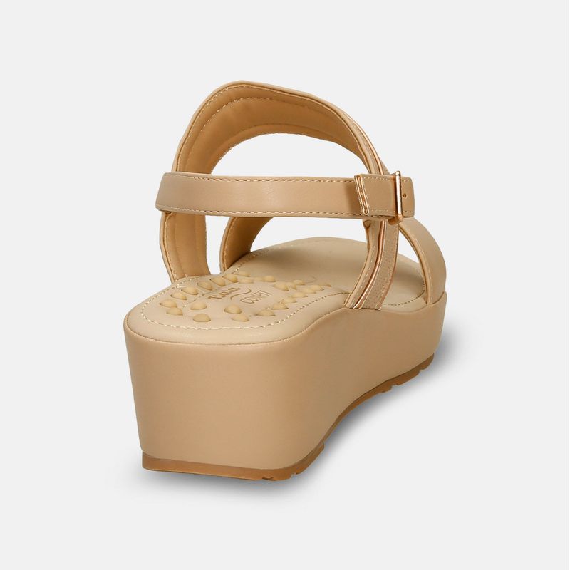 BATA - Sandalias Para Mujer Bata Comfit Nude Jolie Catherine