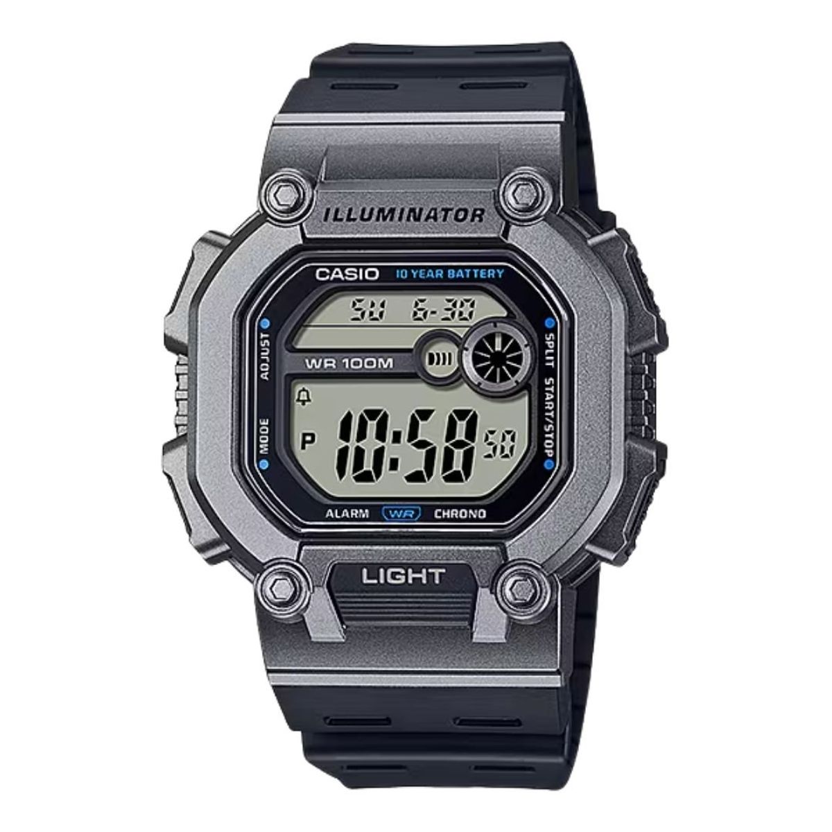 CASIO - Reloj Casio Modelo W-737H-1A2 Diseño Deportivo