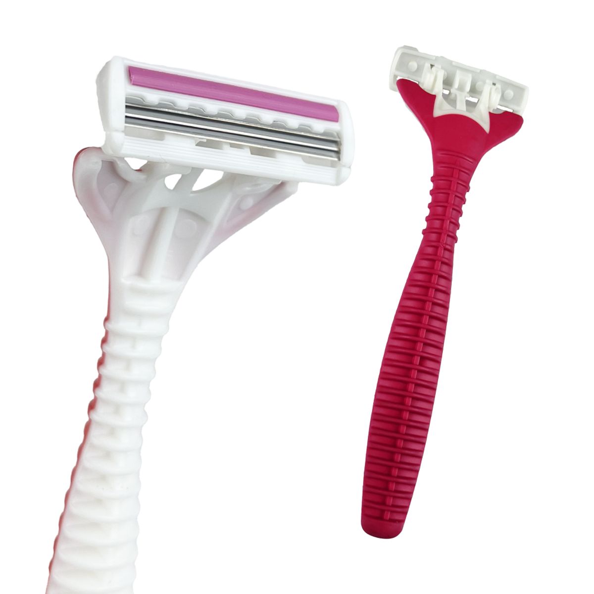 UKAINT - Maquina De Afeitar 3 Hojas 12un Rosada