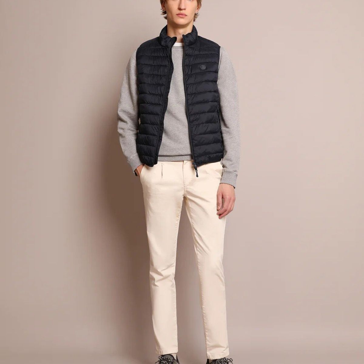 SCALPERS - Chaleco acolchado calavera SCALPERS Multicolor K25547NAVY