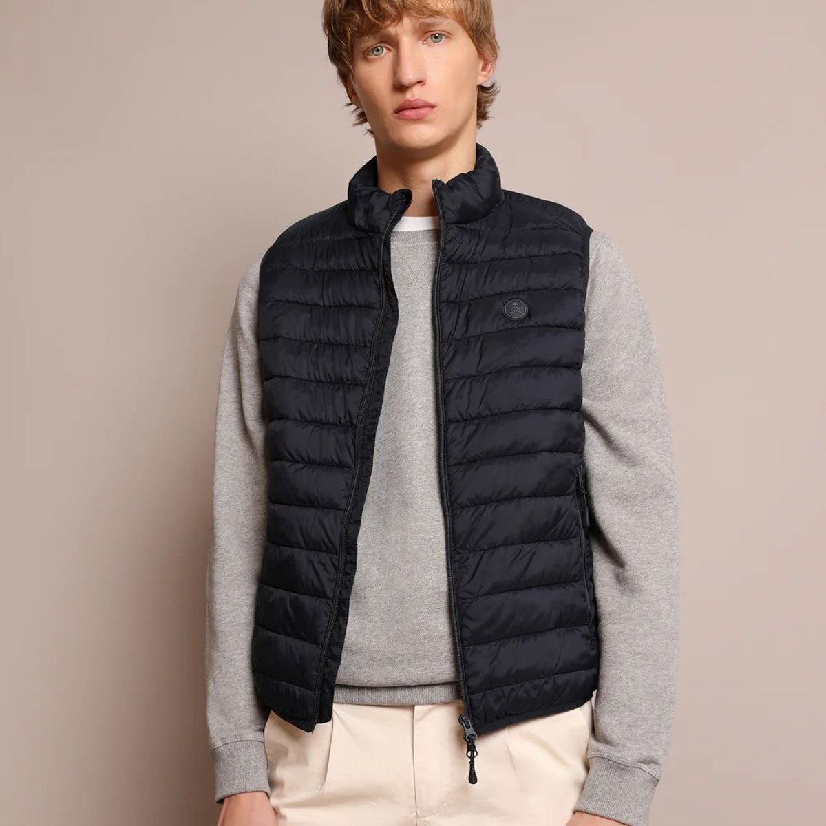 SCALPERS - Chaleco acolchado calavera SCALPERS Multicolor K25547NAVY