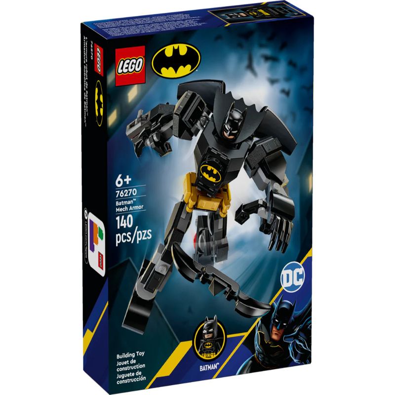 LEGO - Lego Set De Construcción Armadura Batman 140 Piezas Original