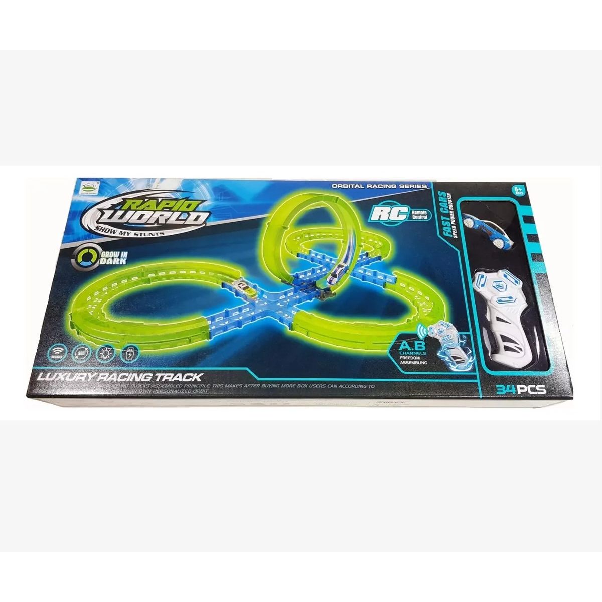 GENERICO - Pista De Carreras Para Carro Auto Control Remoto Loop Veloz