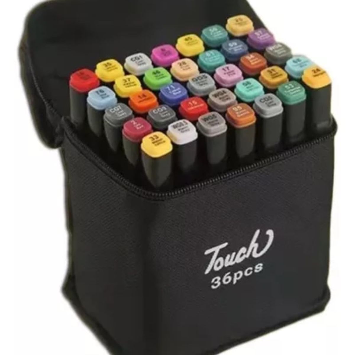 TOUCH - Kit De Marcadores Doble Punta Set X36 Rotuladores Alcohol