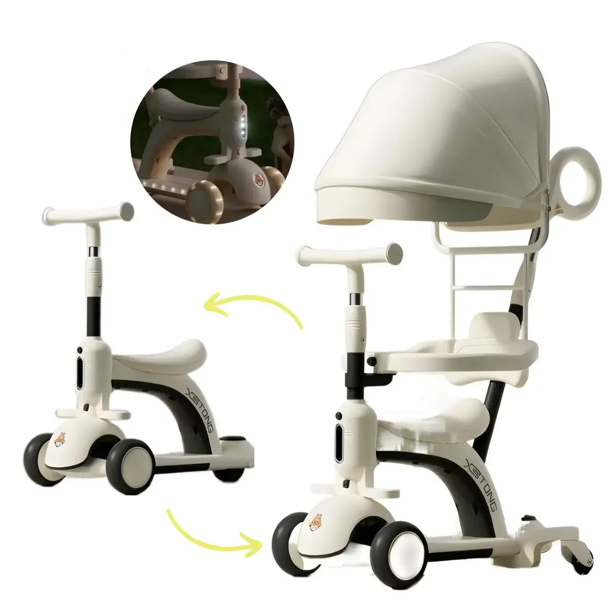 CHICAGO - Patineta Scooter Monopatín 6 En 1 Juguete Bebe Niño