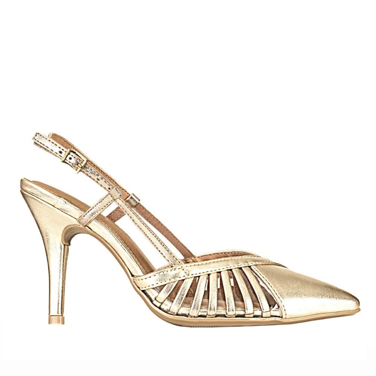 CAROLINA CRUZ - Tacon de Mujer marca CAROLINA CRUZ en Color DORADO  / TACON 1184-1590