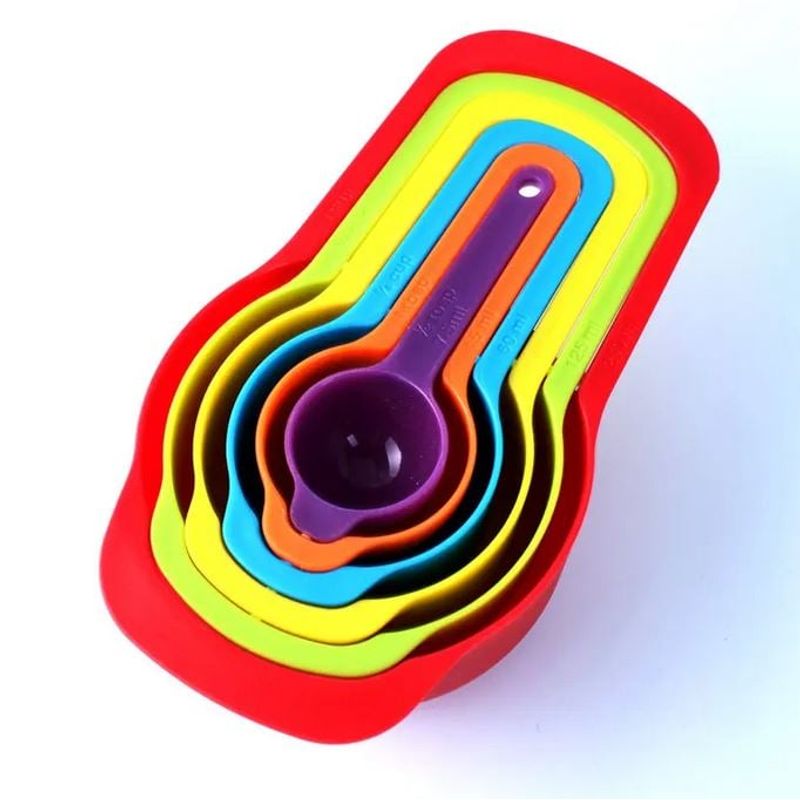 GENERICO - Tazas Medidoras Juego 6 Piezas Set Cucharas Medicion Kit