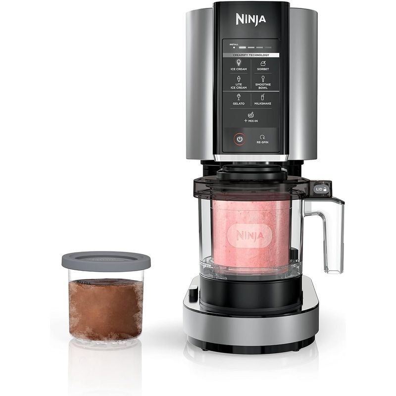 NINJA - Máquina para Hacer Helado, Gelato, Malteada, Batidos Ninja 7 programas